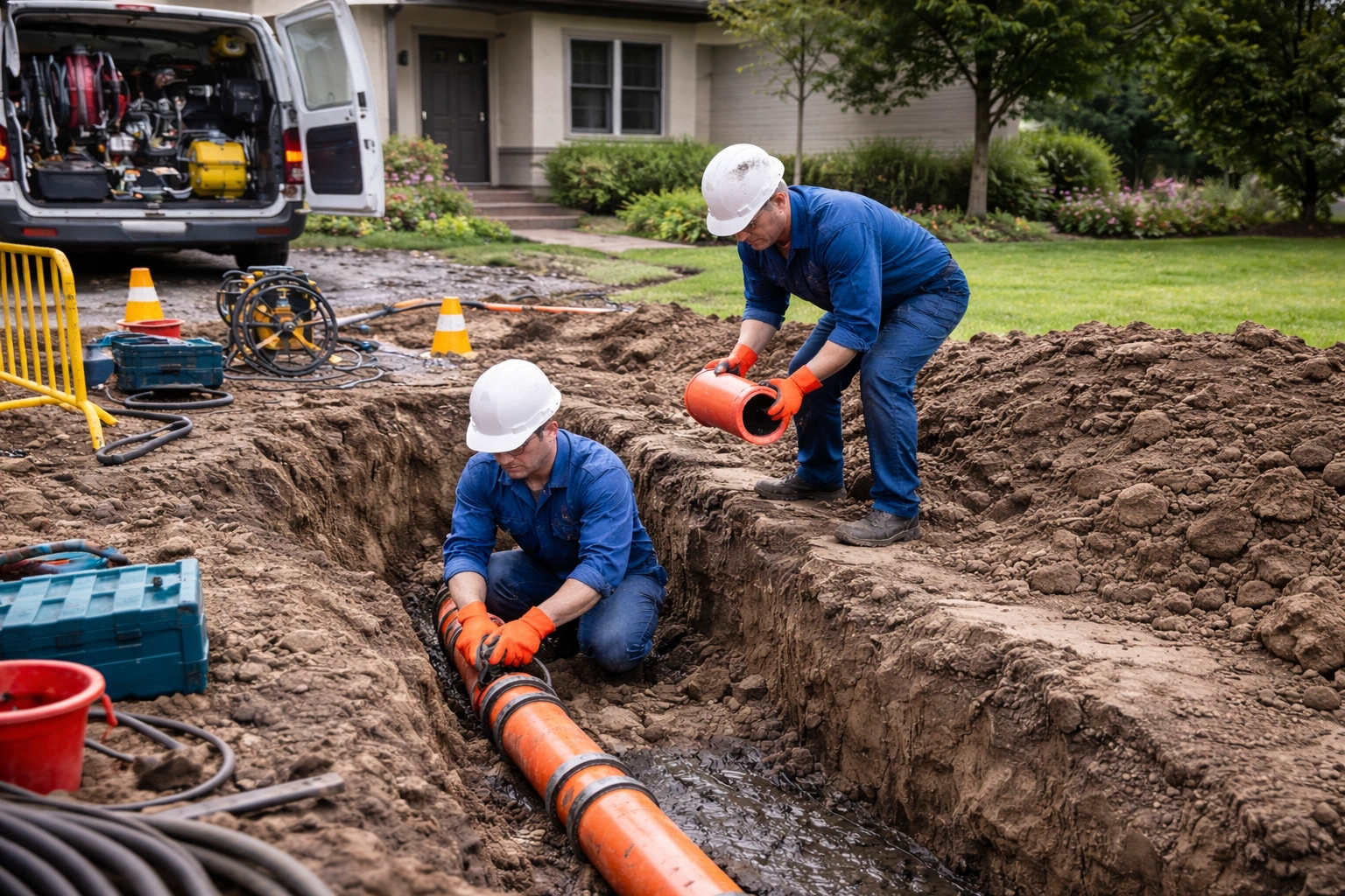 Réparation d’égouts